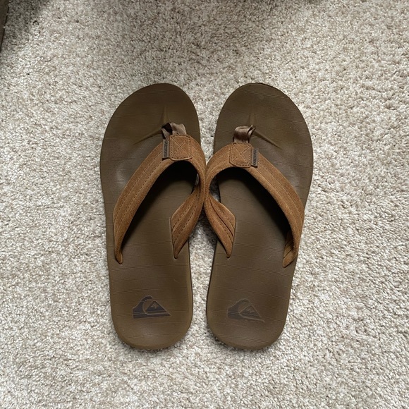 Tan Quicksilver Flipflops - Picture 2 of 4